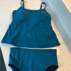 LL Bean Tankini, sz 12, Like New!!